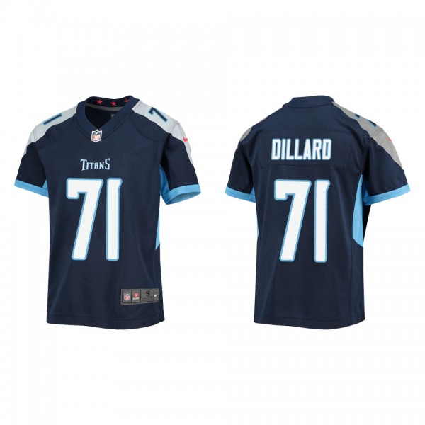 Youth Tennessee Titans Andre Dillard Navy Game Jer...