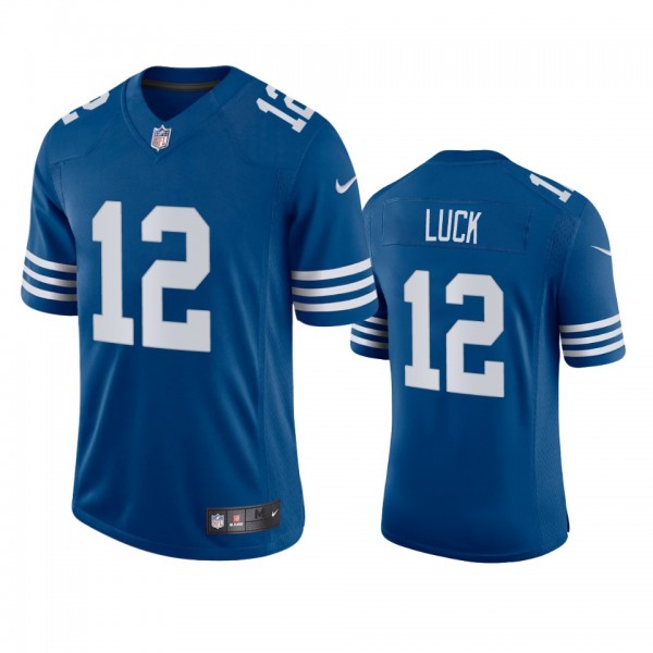 Indianapolis Colts Andrew Luck Royal Alternate Vapor Limited Jersey