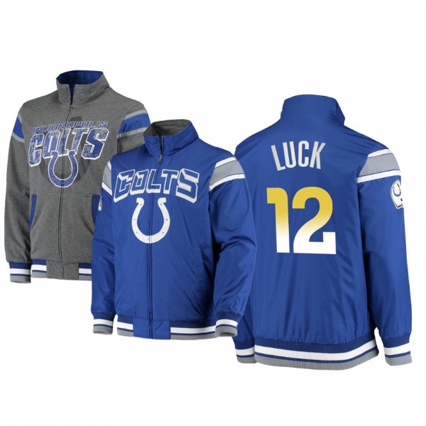 Indianapolis Colts Andrew Luck Royal Charcoal Offs...
