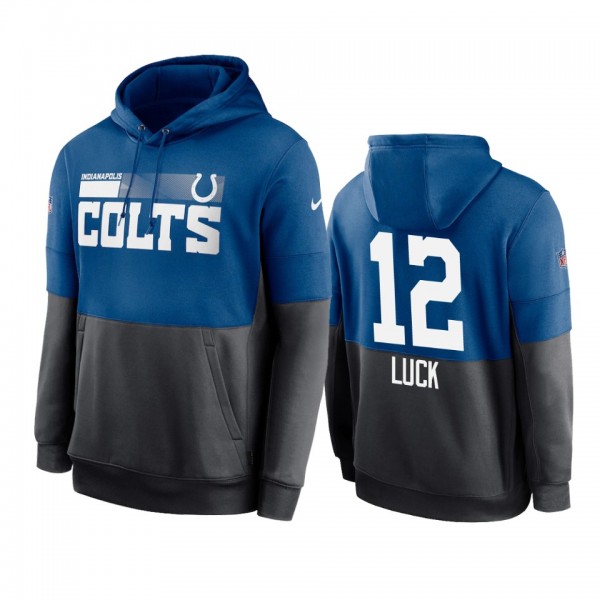 Indianapolis Colts Andrew Luck Royal Charcoal Side...