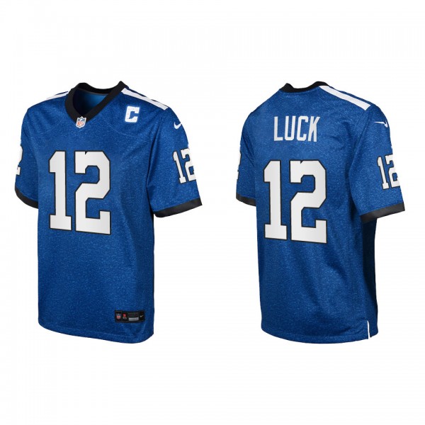 Andrew Luck Youth Indianapolis Colts Royal Indiana...