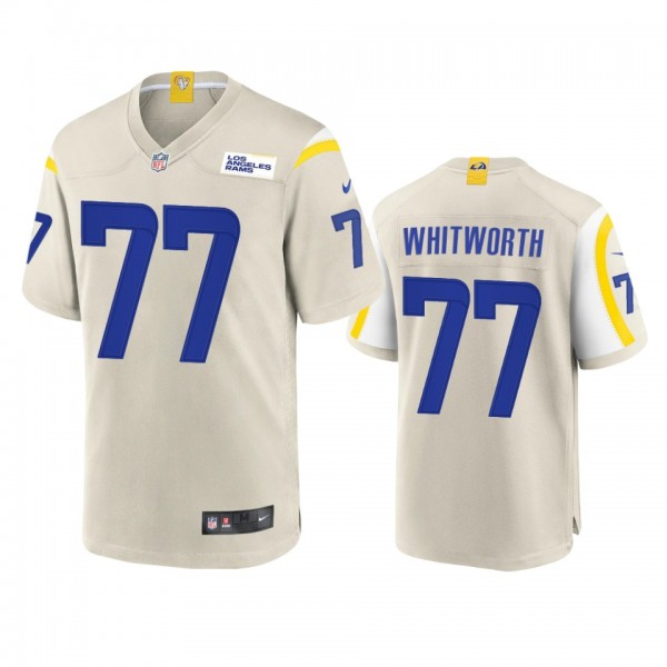 Los Angeles Rams Andrew Whitworth Bone Game Jersey
