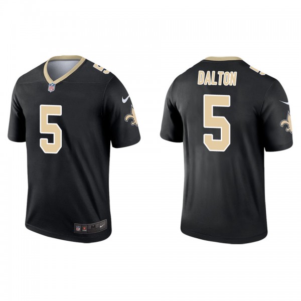 Men's New Orleans Saints Andy Dalton Black Legend ...