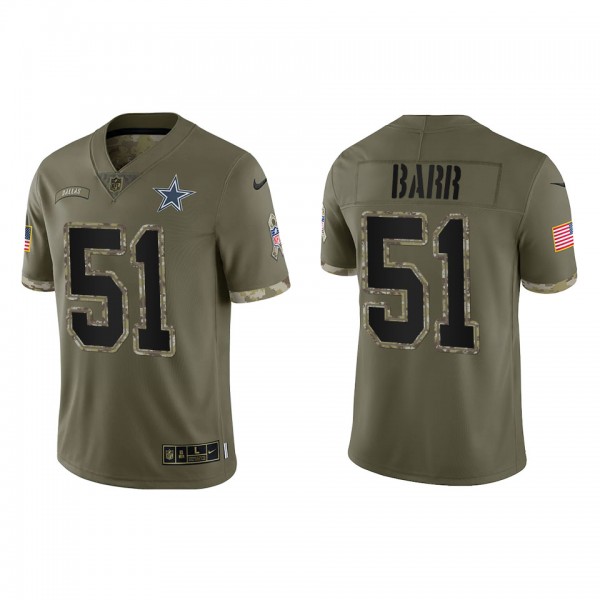 Anthony Barr Dallas Cowboys Olive 2022 Salute To S...