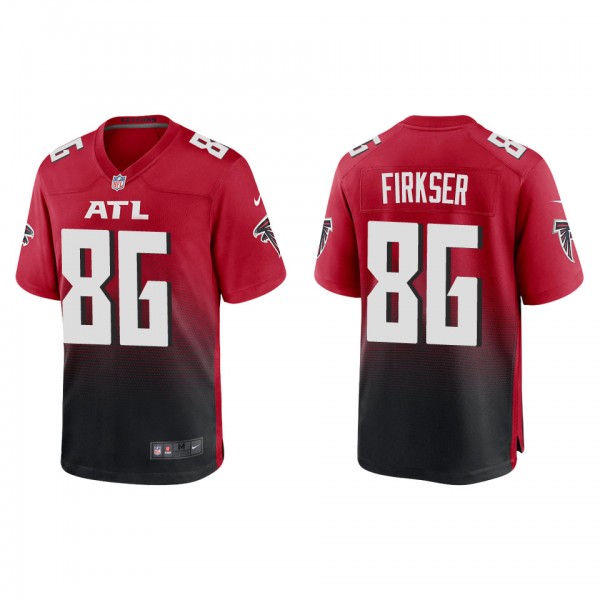 Men's Atlanta Falcons Anthony Firkser Red Game Jer...