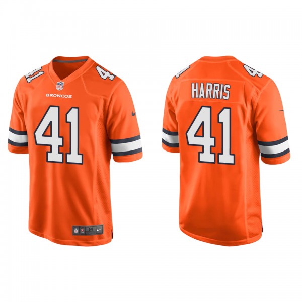 Men's Denver Broncos Anthony Harris Orange Alterna...
