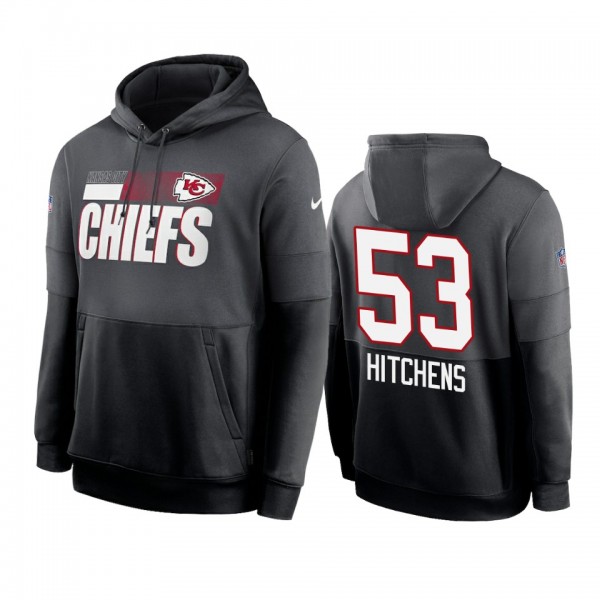 Kansas City Chiefs Anthony Hitchens Charcoal Black...