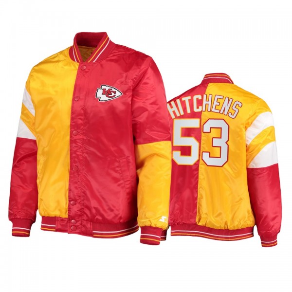 Kansas City Chiefs Anthony Hitchens Red Yellow Spl...