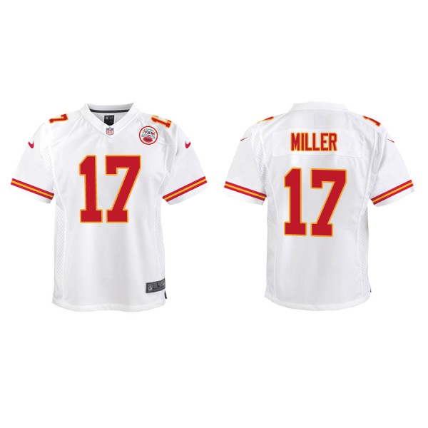 Youth Kansas City Chiefs Anthony Miller White Game...