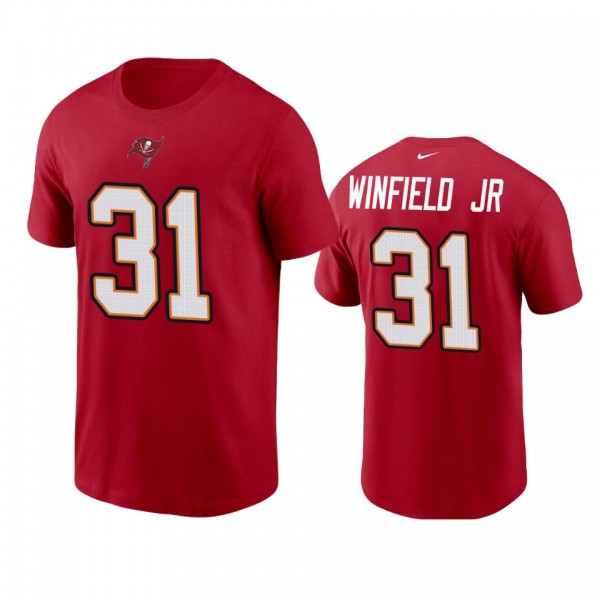 Tampa Bay Buccaneers Antoine Winfield Jr. Red Name...