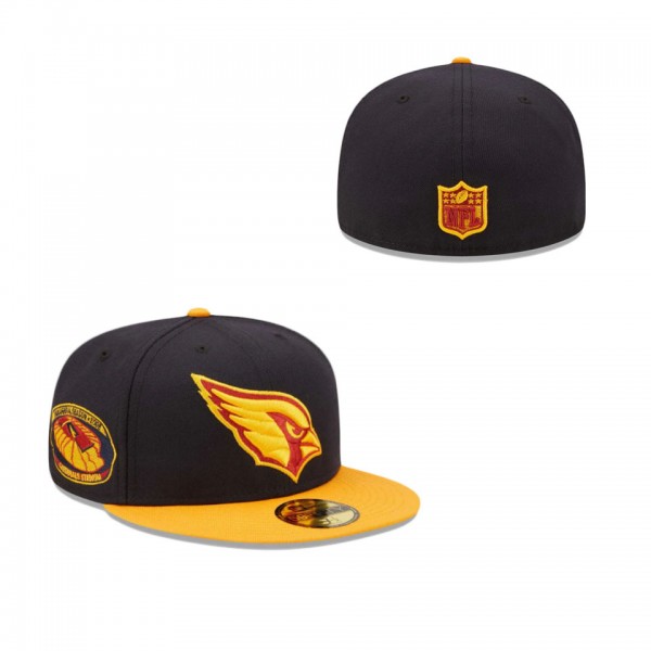 Arizona Cardinals Inaugural Season Navy Gold 59FIFTY Fitted Hat