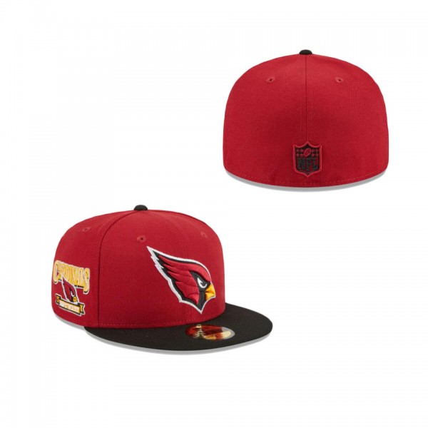 Arizona Cardinals Throwback Hidden 59FIFTY Fitted ...