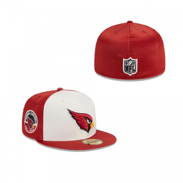 Arizona Cardinals Throwback Satin 59FIFTY Fitted H...