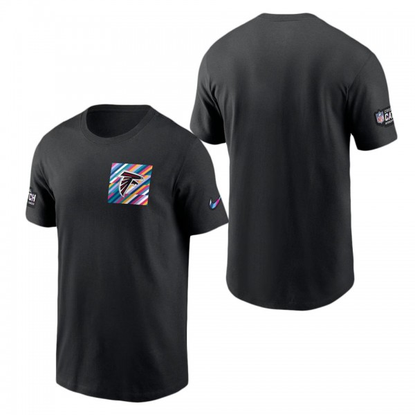 Men's Atlanta Falcons Black 2023 NFL Crucial Catch Sideline Tri-Blend T-Shirt