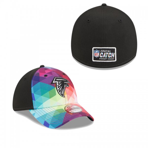 Men's Atlanta Falcons Pink 2023 NFL Crucial Catch 39THIRTY Flex Hat