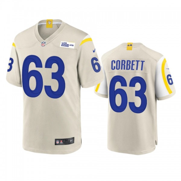 Los Angeles Rams Austin Corbett Bone Game Jersey