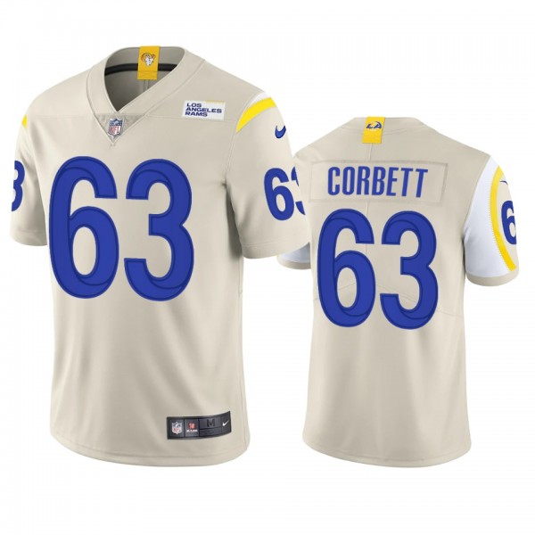 Austin Corbett Los Angeles Rams Bone Vapor Limited...