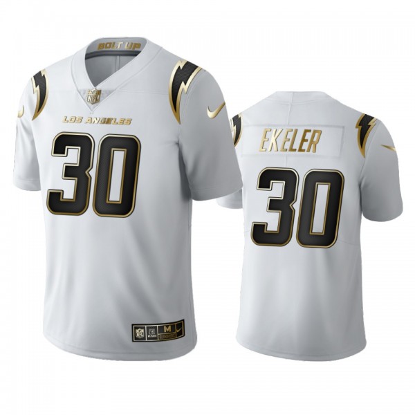 Los Angeles Chargers Austin Ekeler White Golden Limited Jersey