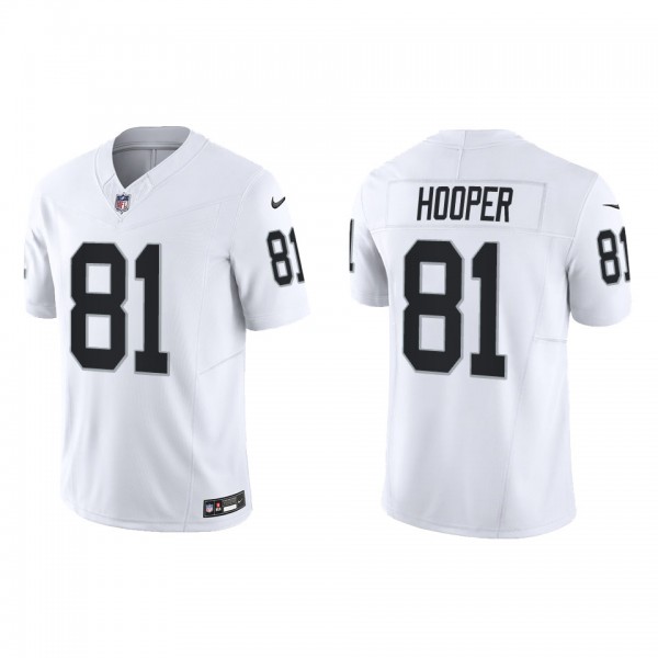 Men's Las Vegas Raiders Austin Hooper White Vapor F.U.S.E. Limited Jersey
