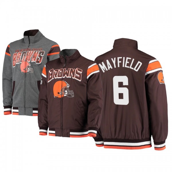Cleveland Browns Baker Mayfield Brown Charcoal Off...