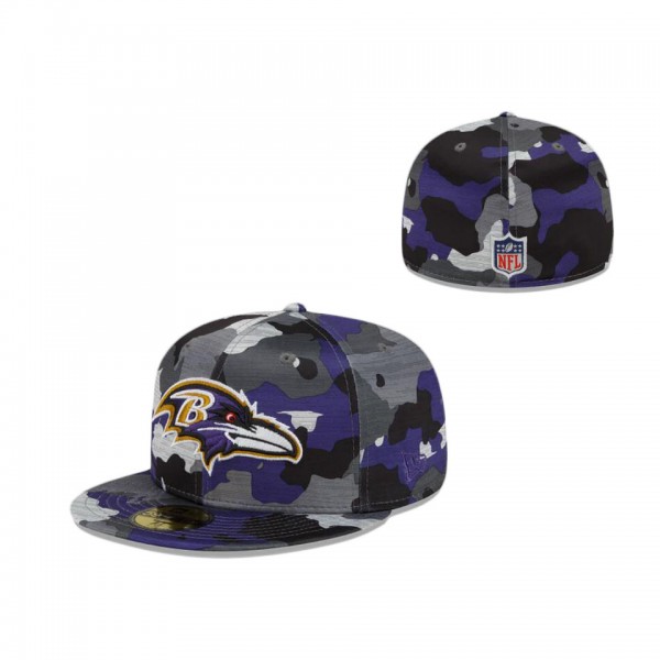 Baltimore Ravens 2022 NFL Training Camp 59FIFTY Fitted Hat