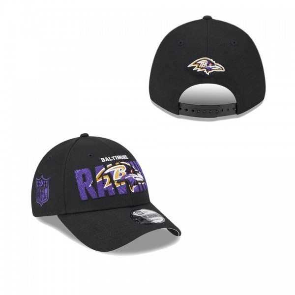 Men's Baltimore Ravens Black 2023 NFL Draft 9FORTY...