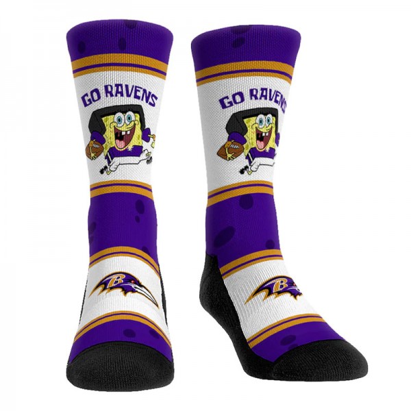 Baltimore Ravens Rock Em Socks NFL x Nickelodeon S...