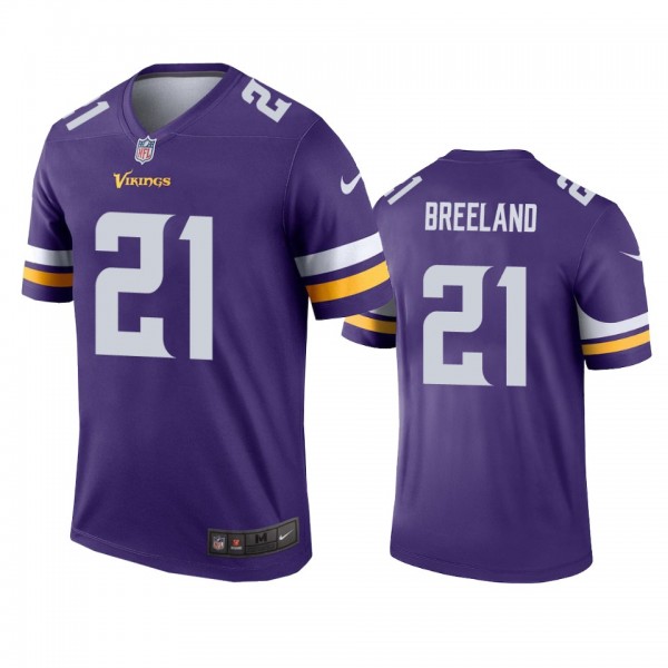 Minnesota Vikings Bashaud Breeland Purple Legend J...