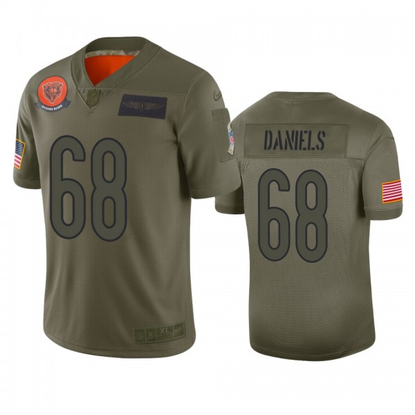 Chicago Bears James Daniels Camo 2019 Salute to Se...