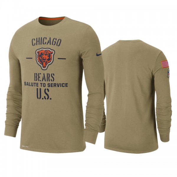 Chicago Bears Tan 2019 Salute to Service Sideline ...