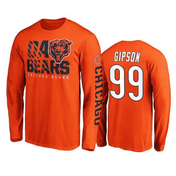 Chicago Bears Trevis Gipson Orange Hometown Long Sleeve T-Shirt