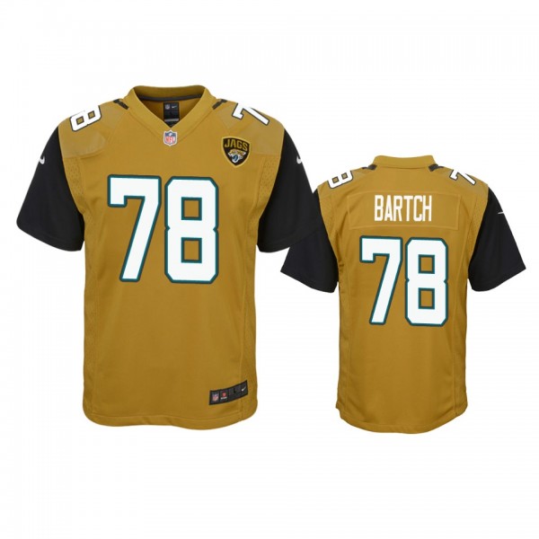 Jacksonville Jaguars Ben Bartch Gold Color Rush Ga...
