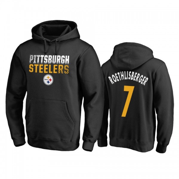 Pittsburgh Steelers Ben Roethlisberger Black Iconi...