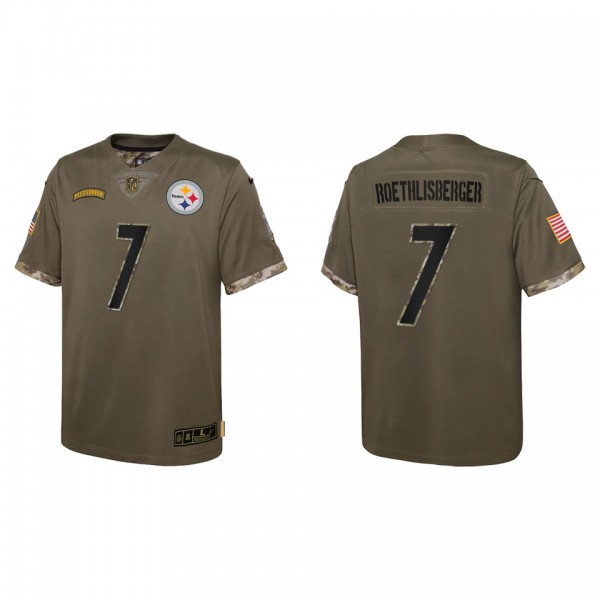 Ben Roethlisberger Youth Pittsburgh Steelers Olive...