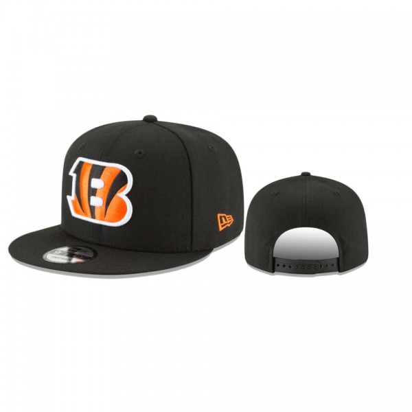 Cincinnati Bengals Black Basic 9FIFTY Adjustable Snapback Hat
