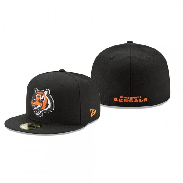Cincinnati Bengals Black Omaha 59FIFTY Hat