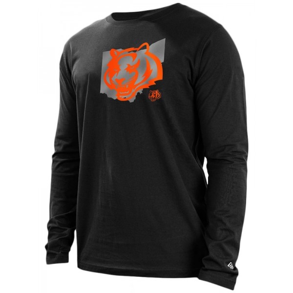 Cincinnati Bengals Black State Long Sleeve T-Shirt