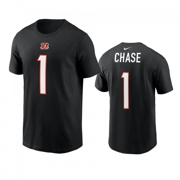 Cincinnati Bengals Ja'Marr Chase Black 2021 NFL Dr...