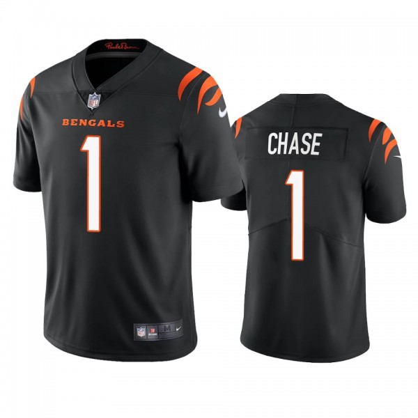 Cincinnati Bengals Ja'Marr Chase Black 2021 NFL Dr...