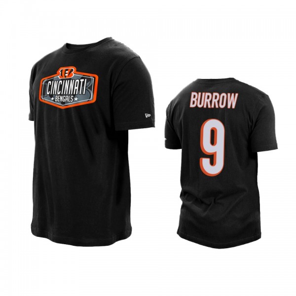 Cincinnati Bengals Joe Burrow Black 2021 NFL Draft...