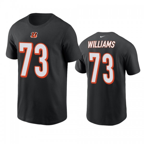 Men's Cincinnati Bengals Jonah Williams Black Name & Number T-Shirt