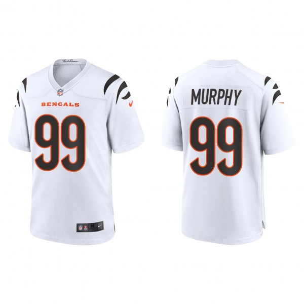 Men's Cincinnati Bengals Myles Murphy White 2023 NFL Draft Game Jersey