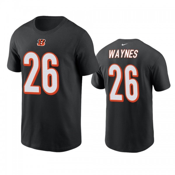 Men's Cincinnati Bengals Trae Waynes Black Name &a...