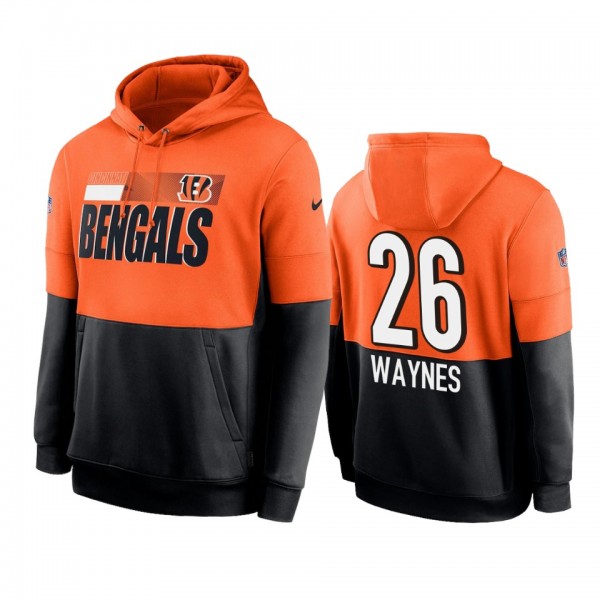 Cincinnati Bengals Trae Waynes Orange Black Sideli...