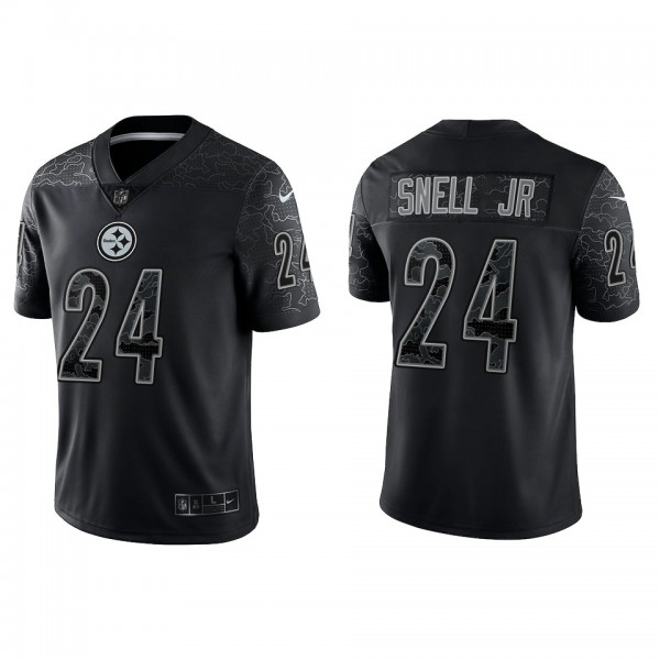 Benny Snell Jr. Pittsburgh Steelers Black Reflecti...