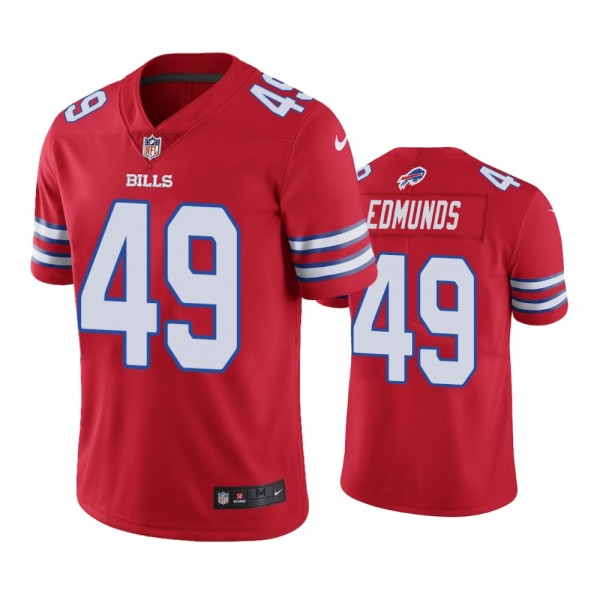Buffalo Bills #49 Men Red Tremaine Edmunds Color R...