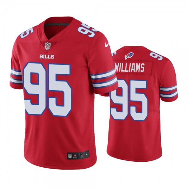 Buffalo Bills #95 Men's Red Kyle Williams Color Ru...