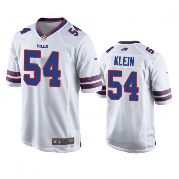 Buffalo Bills A.J. Klein White Game Jersey