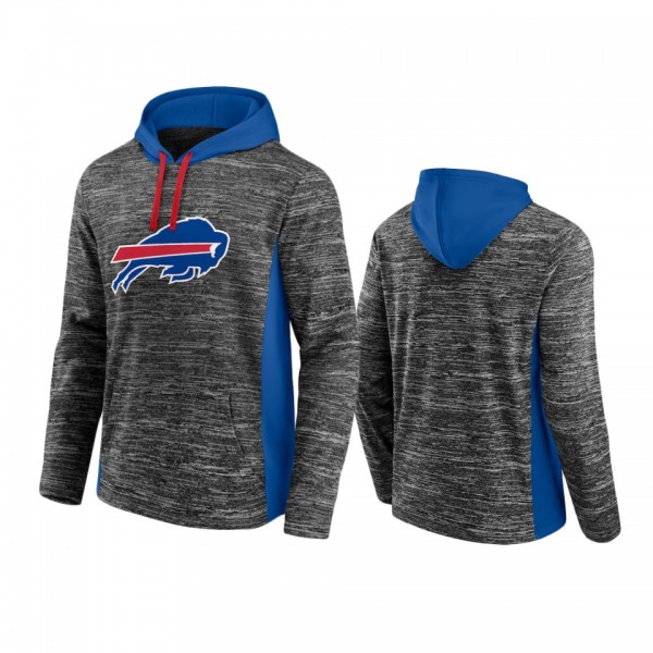 Buffalo Bills Charcoal Royal Instant Replay Pullover Hoodie