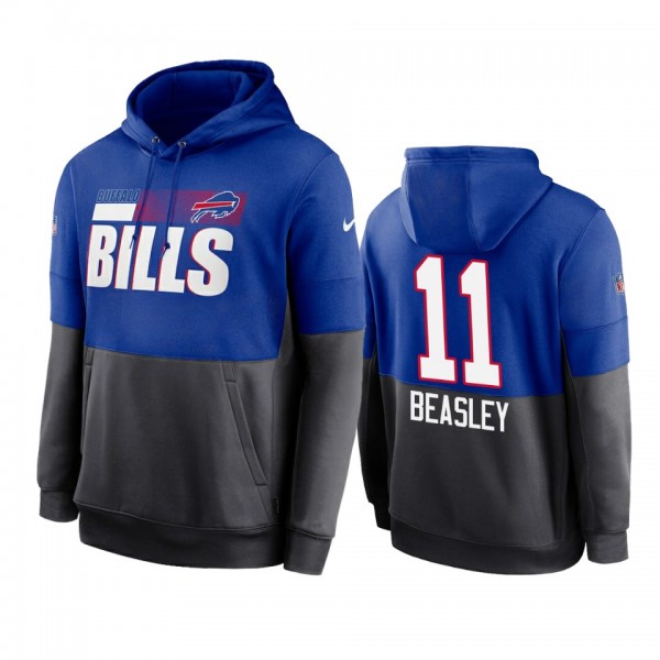 Buffalo Bills Cole Beasley Royal Charcoal Sideline...